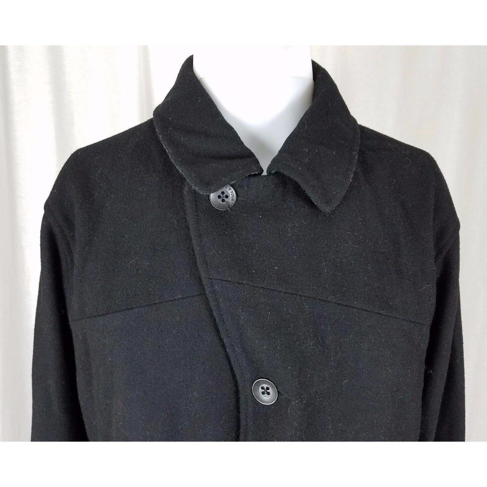 Five Four Wool Asymmetrical Button Up Peacoat Coa… - image 2